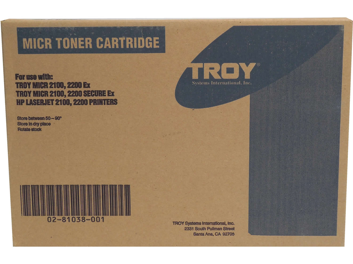 TROY 02-81038-001 (96A) MICR Toner Cartridge