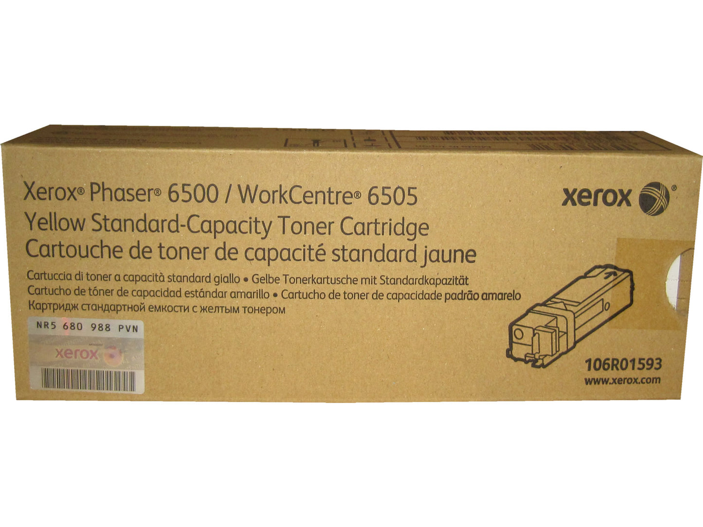 XEROX 106R01593 (106R1593) Yellow Toner 1k