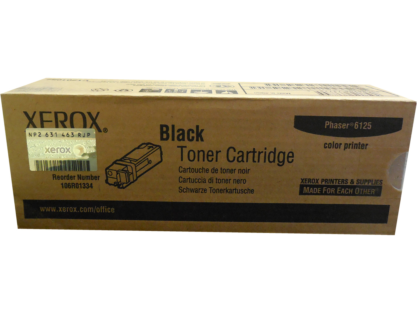 XEROX 106R01334 (106R1334) Black Toner 2k