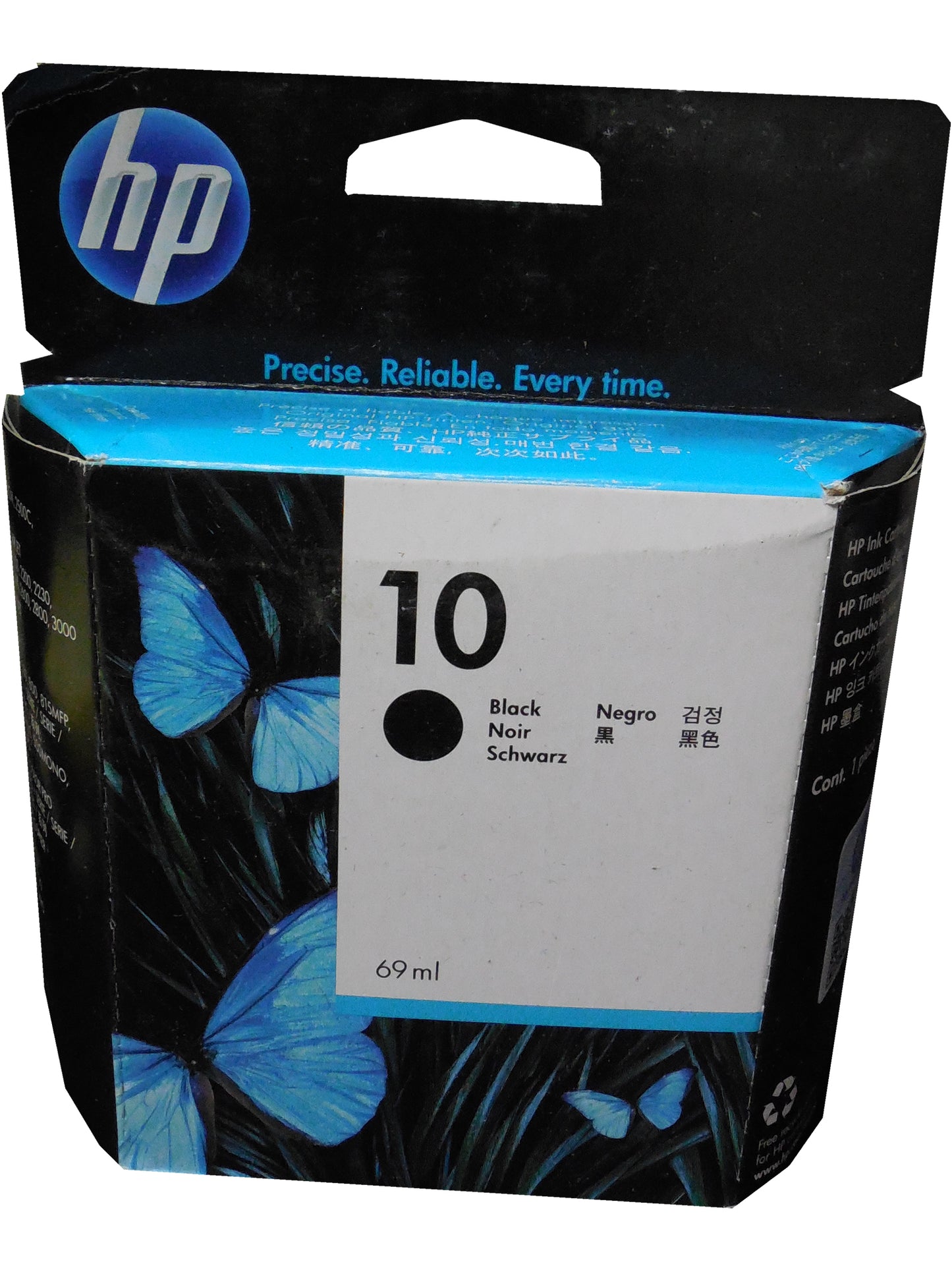 HP C4844A (10) Black Ink 69ml