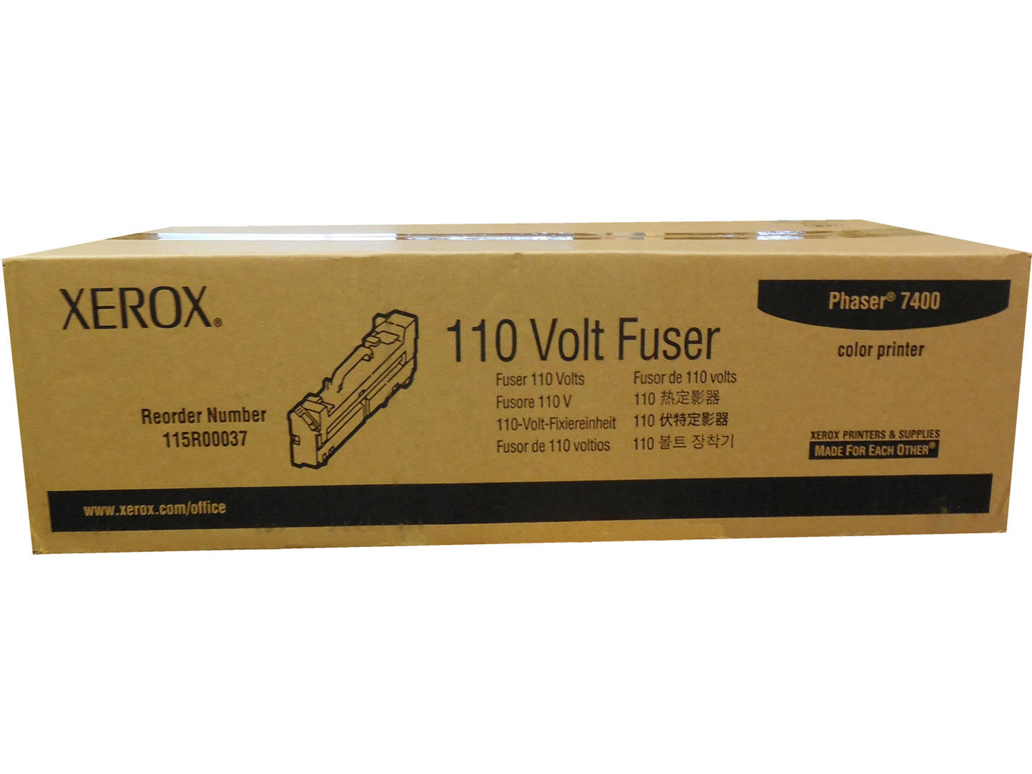 XEROX 115R00037 (115R37) Fuser 110 Volt 100k