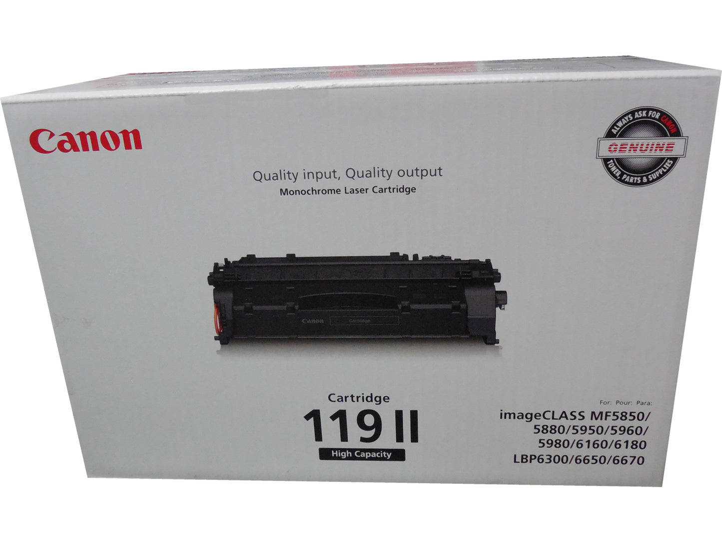 CANON 119II (3480B001AA) Black High Yield Toner 6.4k