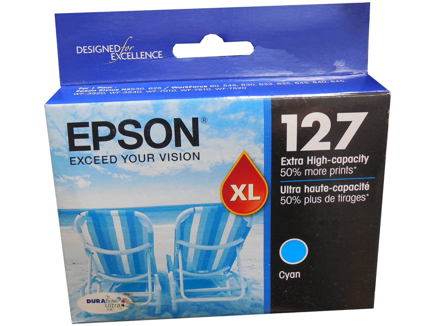 EPSON T127220 (127) Cyan Extra High Yield Ink
