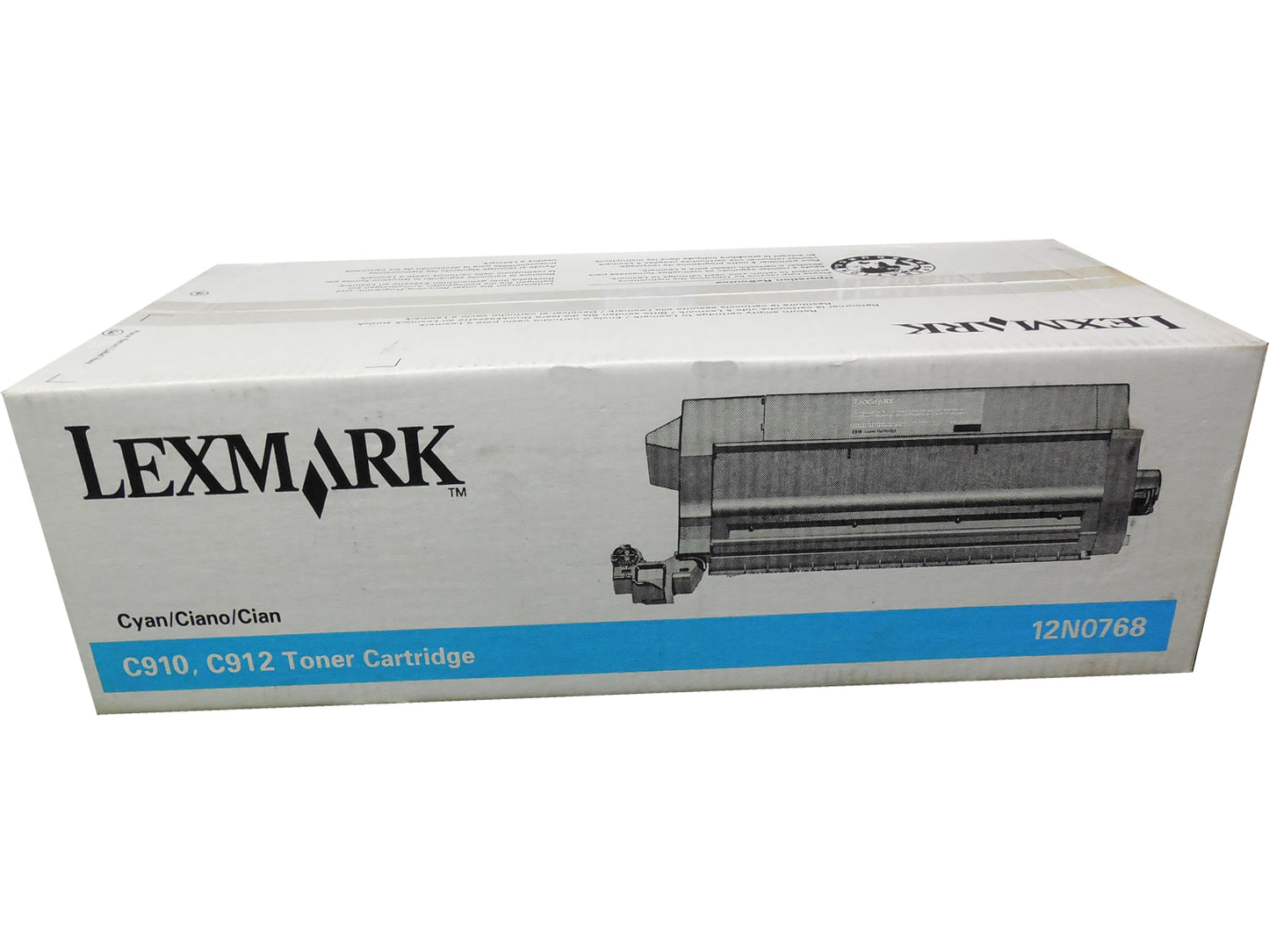 LEXMARK 12N0768 Cyan Toner 14k