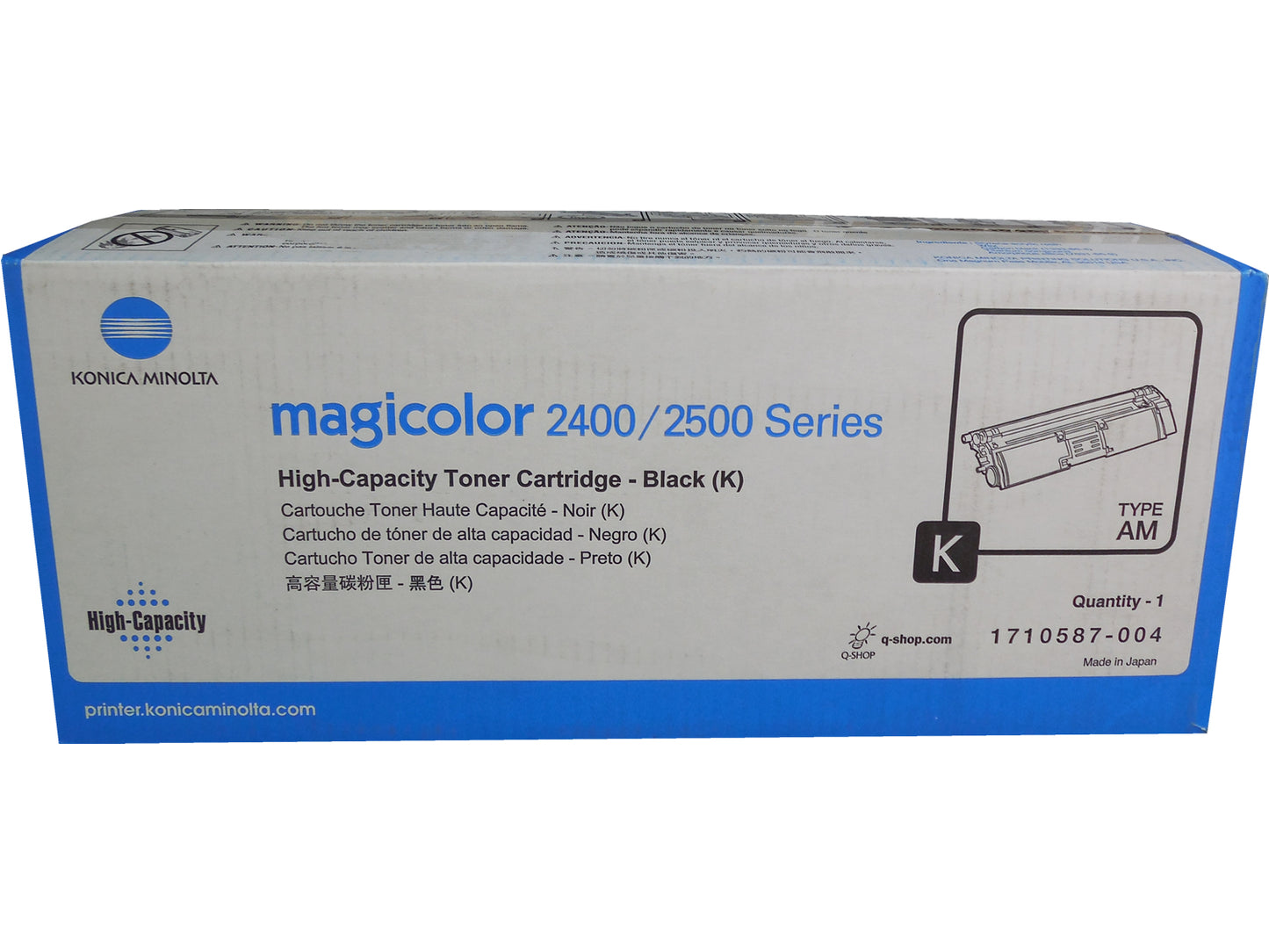 KONICA MINOLTA 1710587-004 Black High Yield Toner