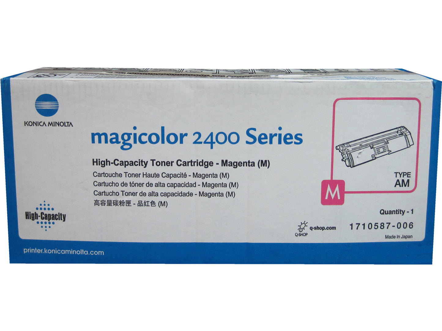 KONICA MINOLTA 1710587-006 Magenta High Yield Toner