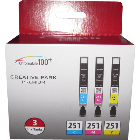 CANON CLI251CMY (6514B009) Tri-Color Ink Cartridges