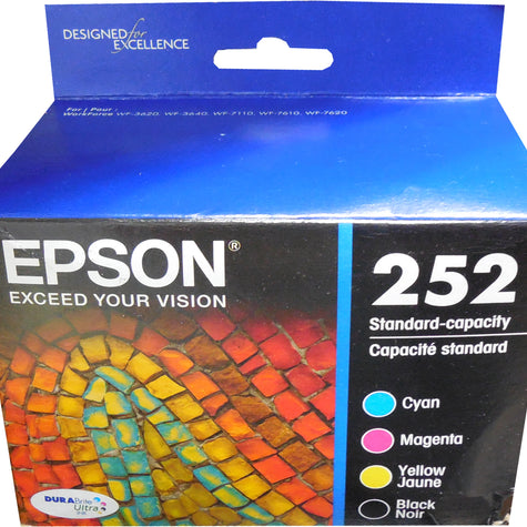 EPSON T252120-BCS (252) 4-Pack Ink Cartridges