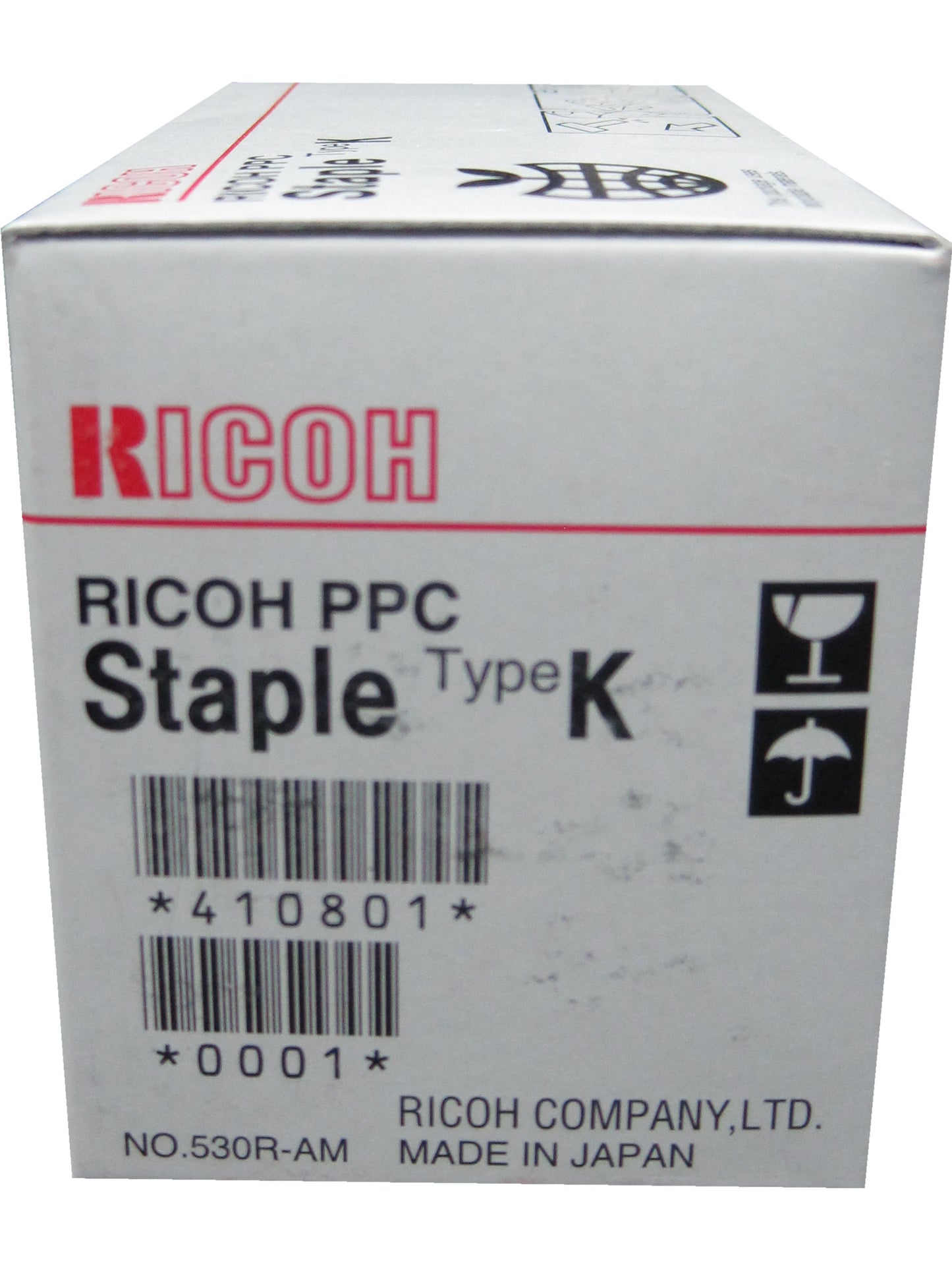 RICOH 410801 Staples Cartridge Type K 5k