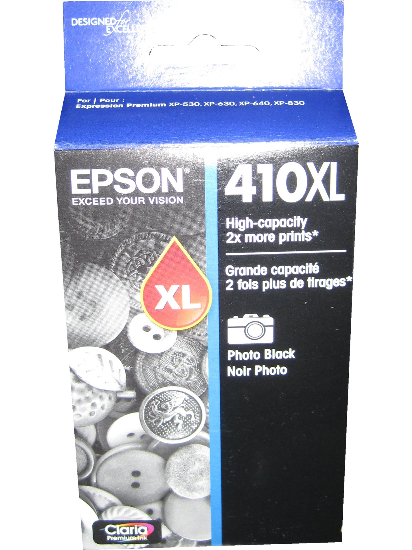 EPSON T410XL120 (410XL) Photo Black Ink Cartridge