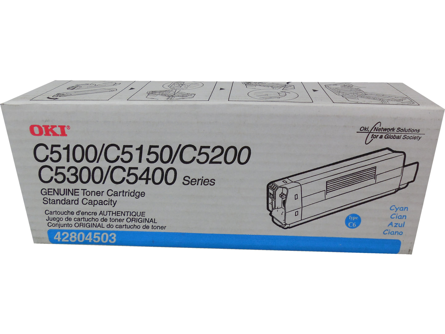 OKIDATA 42804503 Cyan Toner