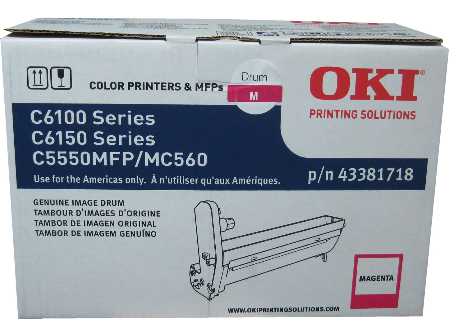 OKIDATA 43381718 Magenta Image Drum Type C8 20k