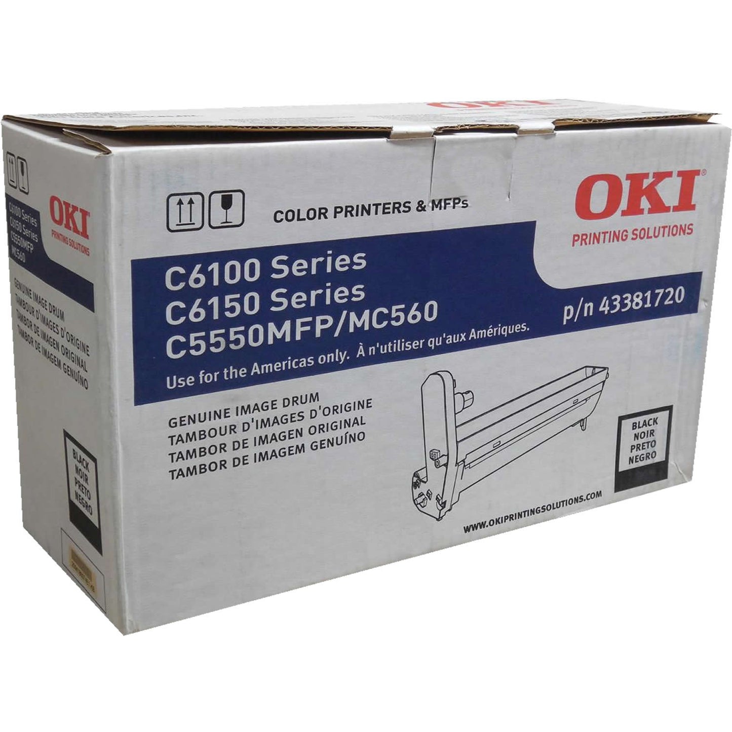 OKIDATA 43381720 Black Type C8 Image Drum