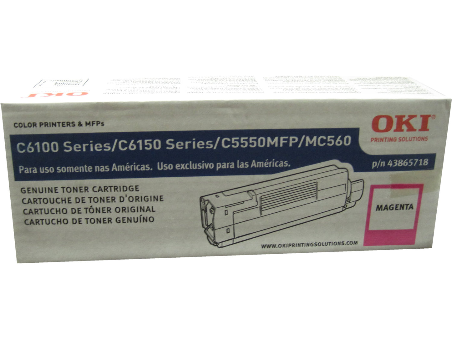 OKIDATA 43865718 Magenta Toner
