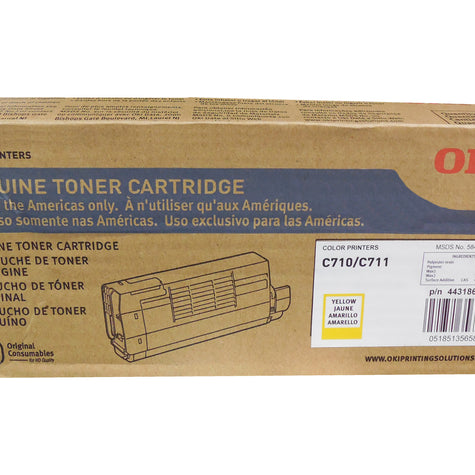OKIDATA 44318601 Yellow Toner 11.5k