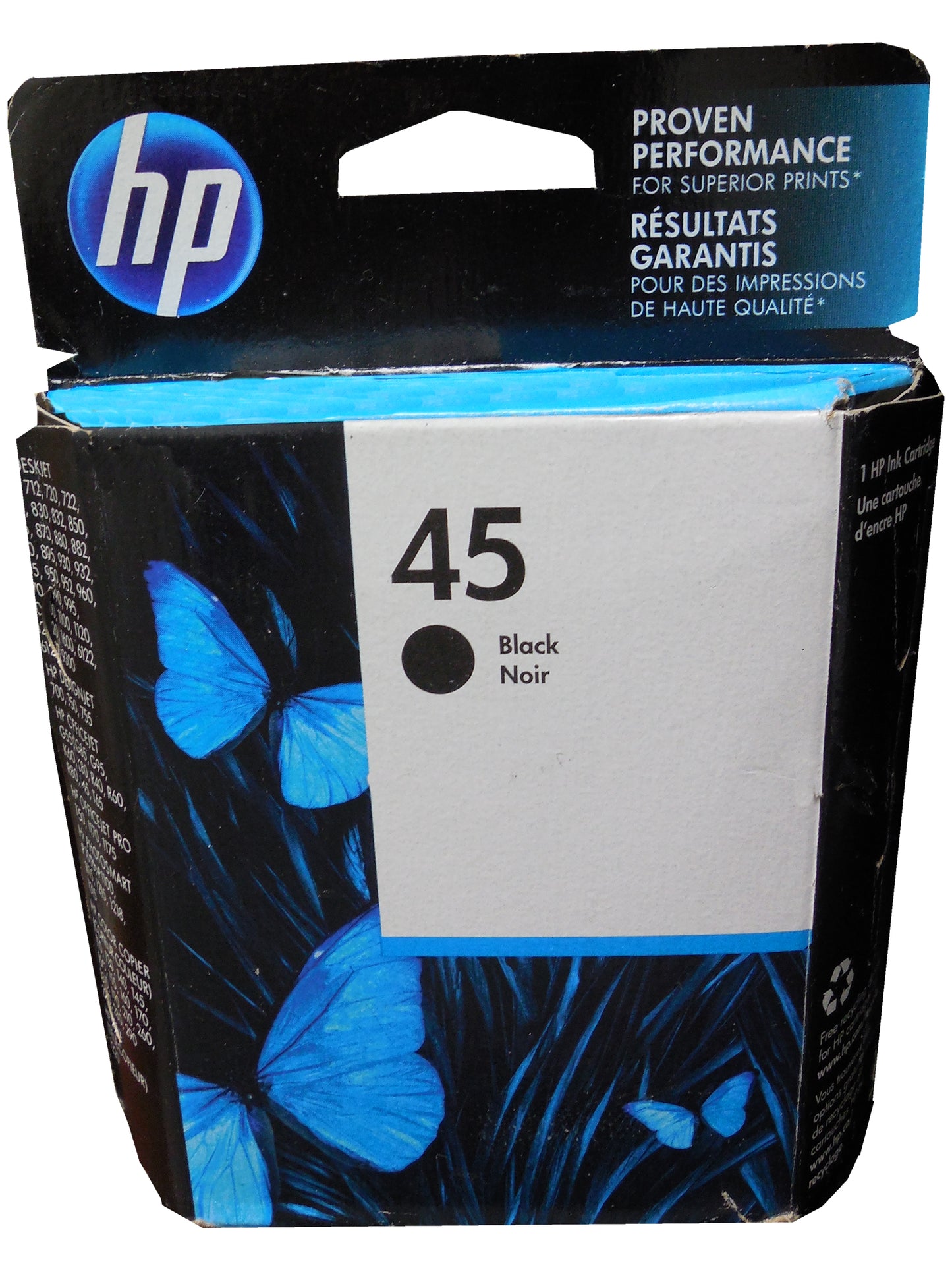HP 51645A (45) Black Ink Cartridge
