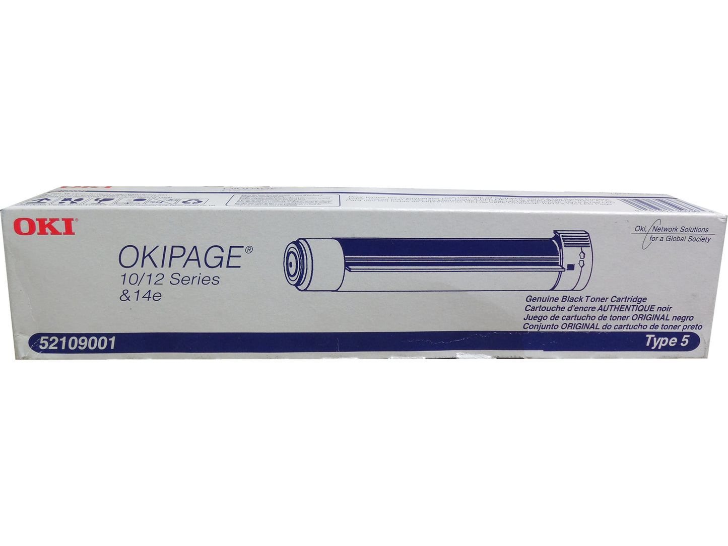 OKIDATA 52109001 Black Toner Type 5 2k
