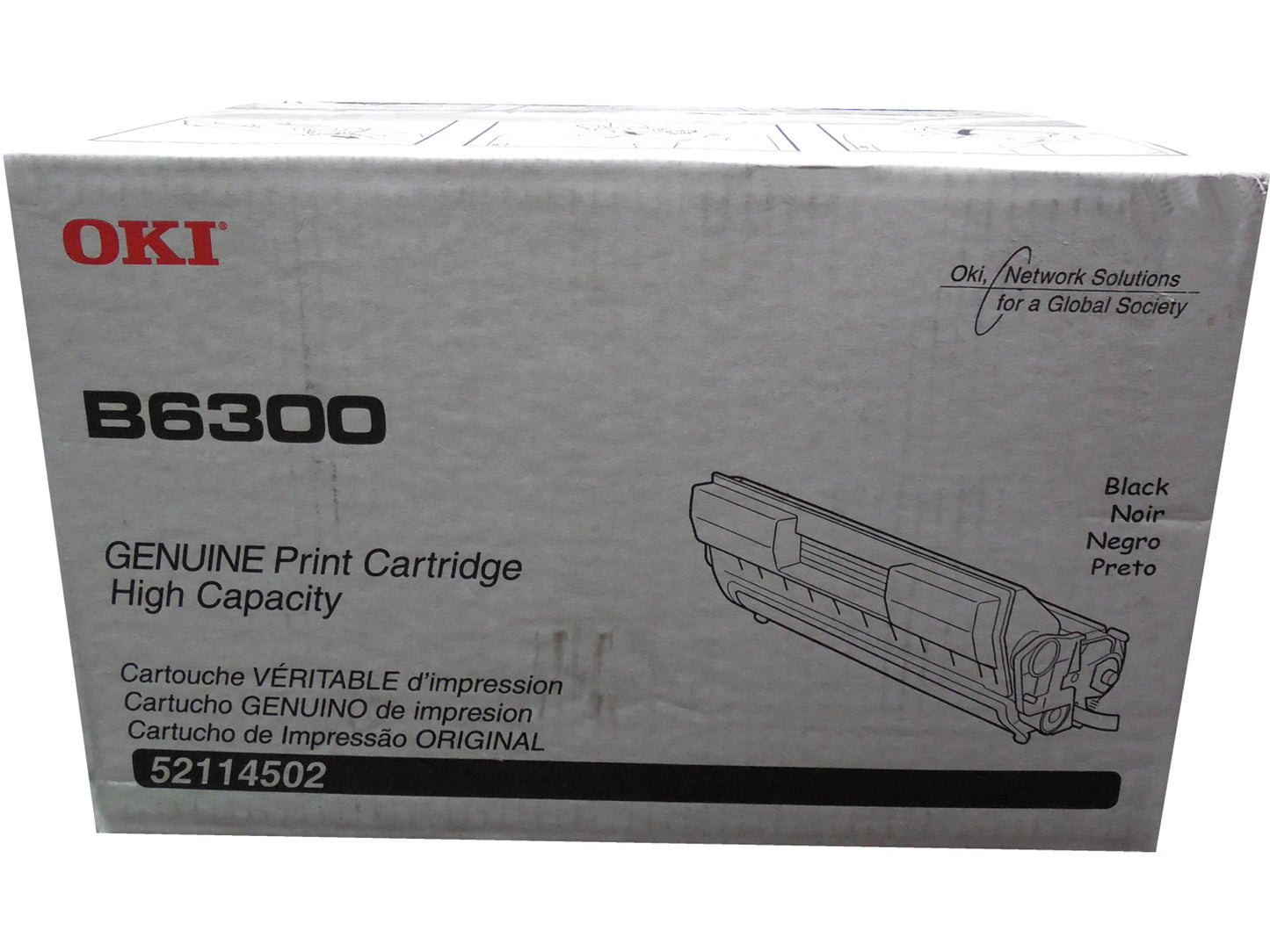 OKIDATA 52114502 Black High Yield Toner 18k