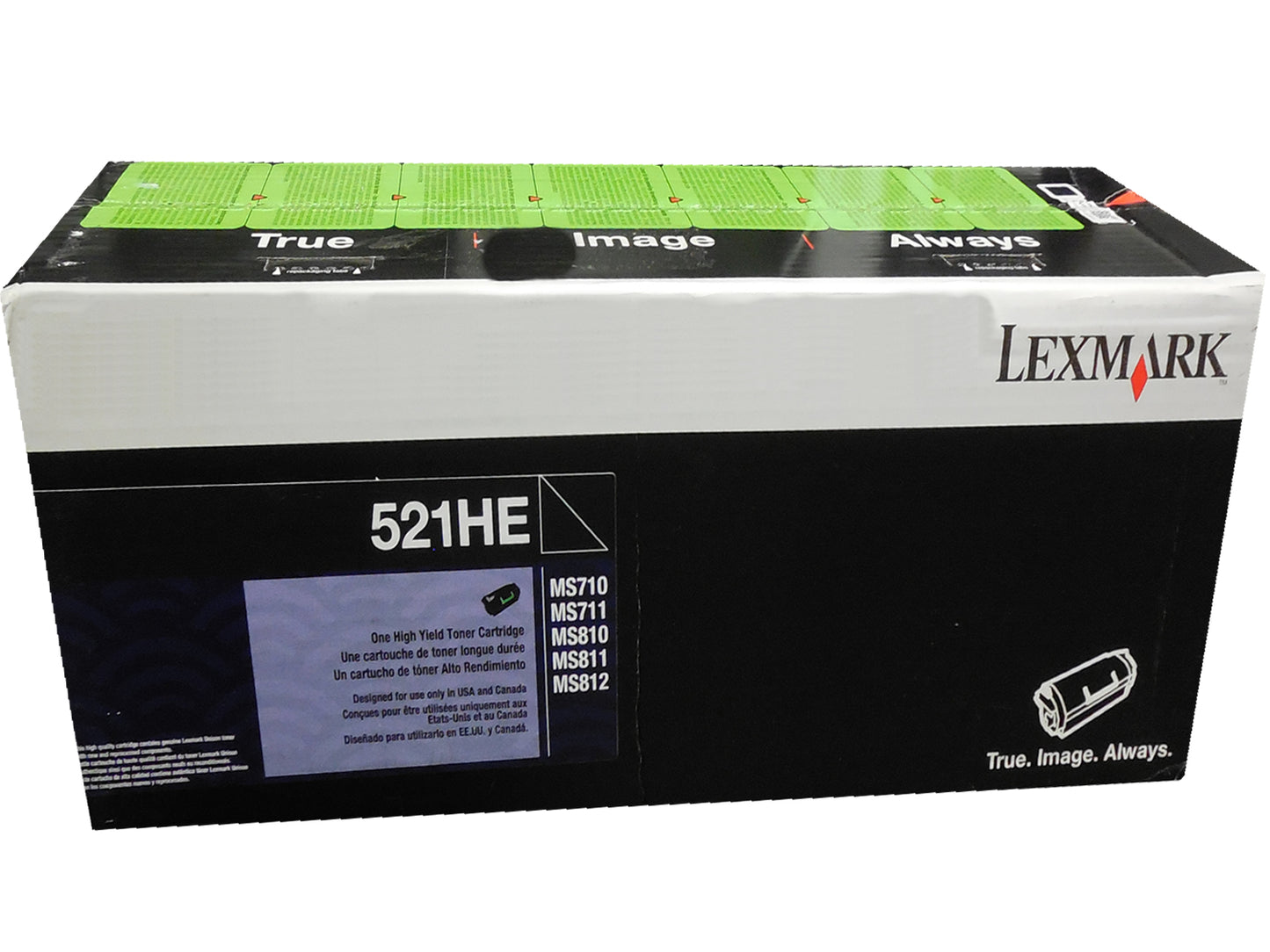 LEXMARK 52D1H0E (521HE) Black High Yield Toner 25k