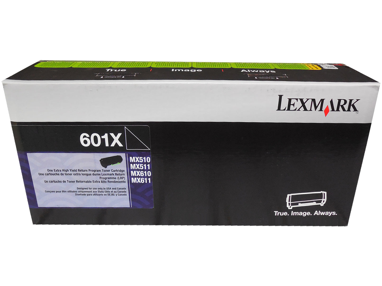 LEXMARK 60F1X00 (601X) (LX601X) Black Extra High Yield Return Program Toner 20k