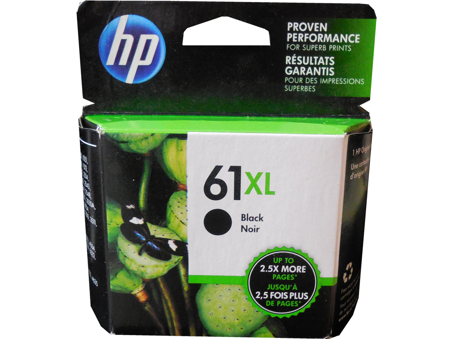 HP CH563WN (61XL) Black High Yield Ink