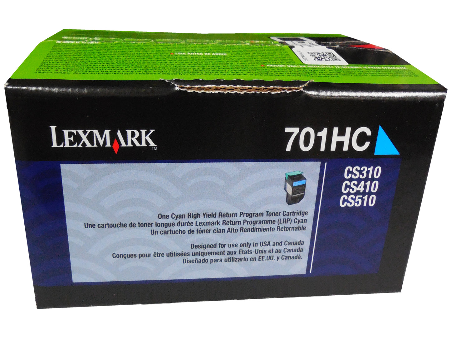 LEXMARK 70C1HC0 Cyan High Yield Return Program Toner 3k