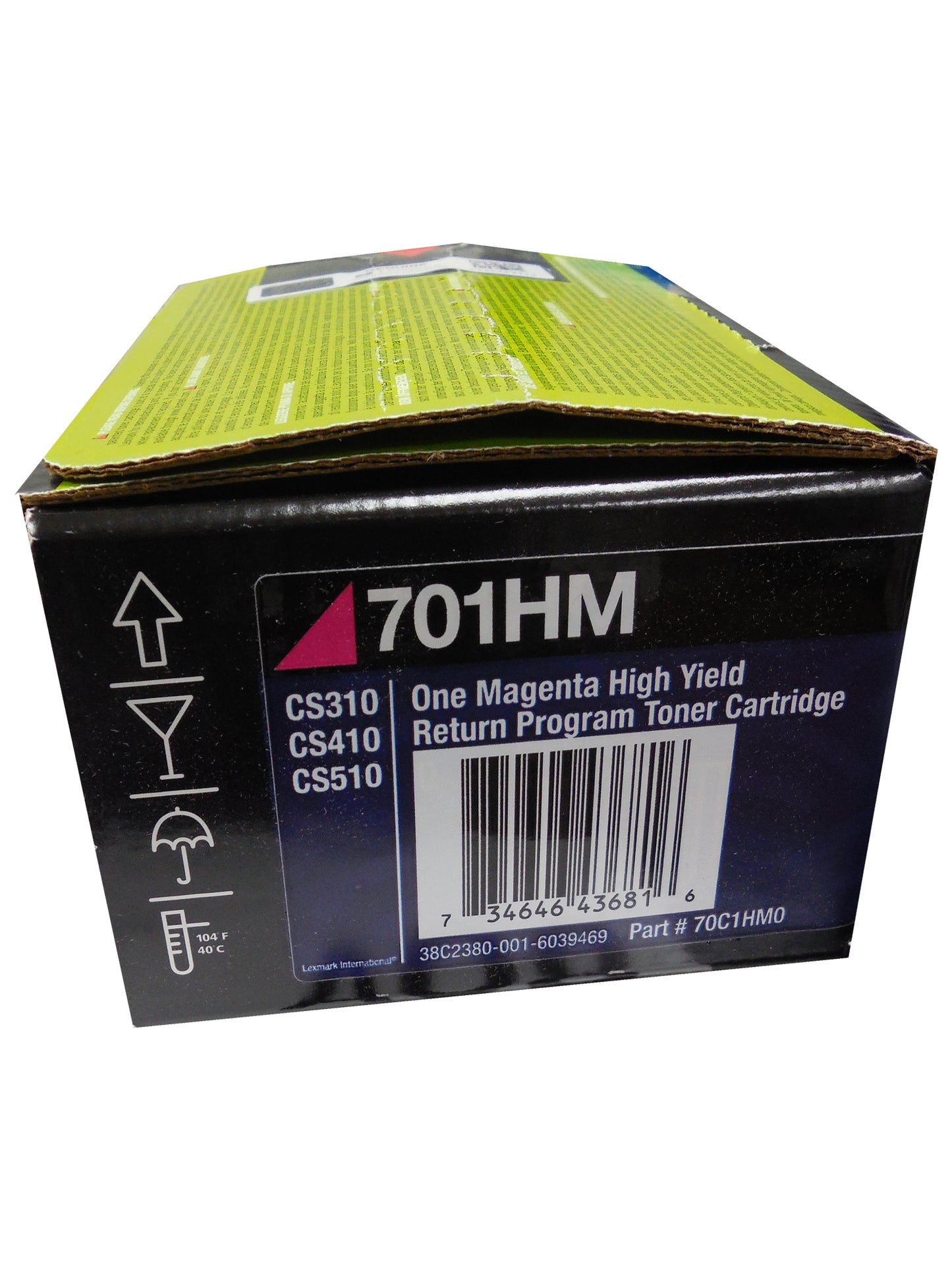 LEXMARK 70C1HM0 Magenta High Yield Return Program Toner 3k