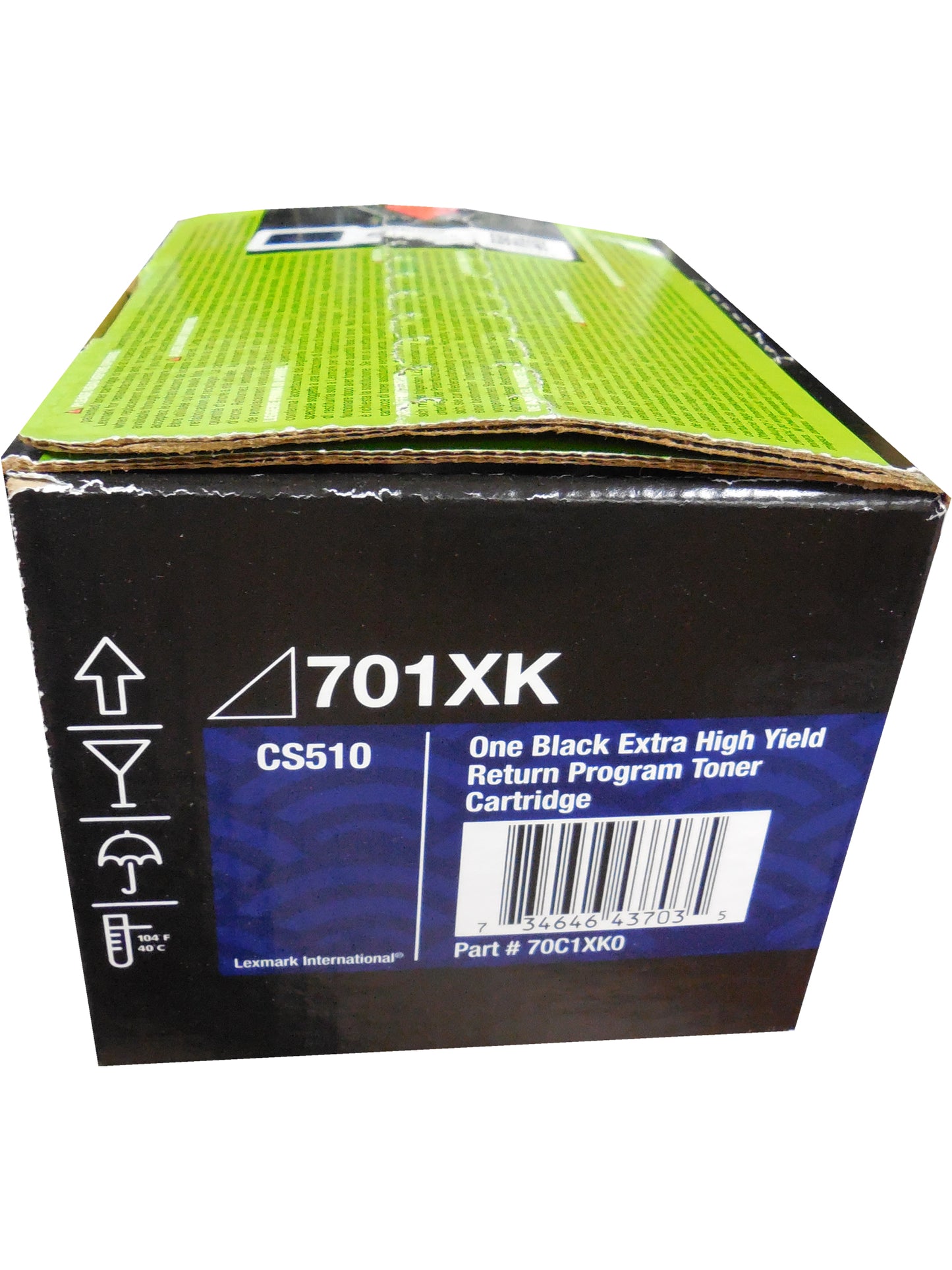 LEXMARK 70C1XK0 Black Extra High Yield Return Program Toner 8k