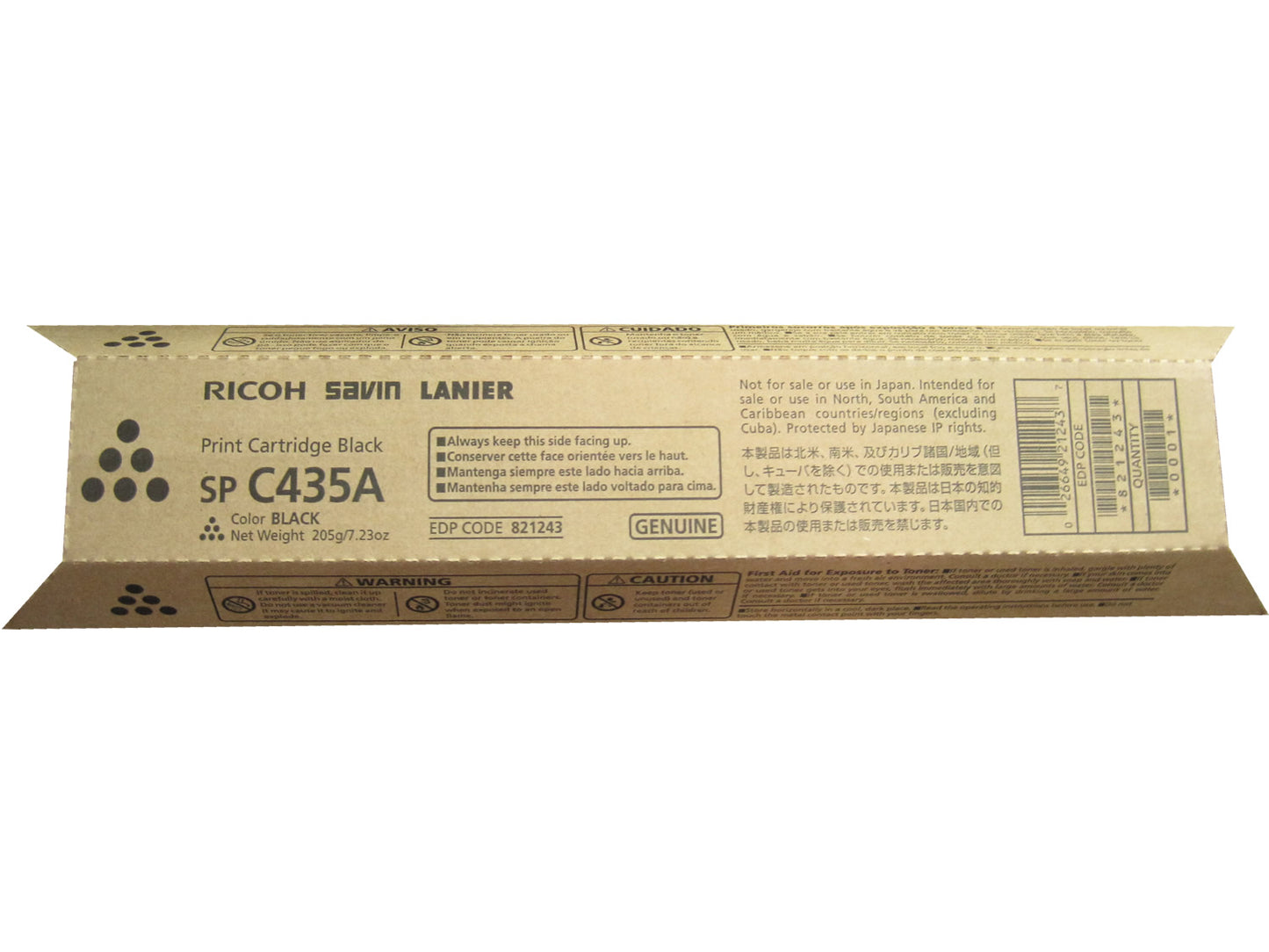 RICOH 821243 Black Toner Cartridge