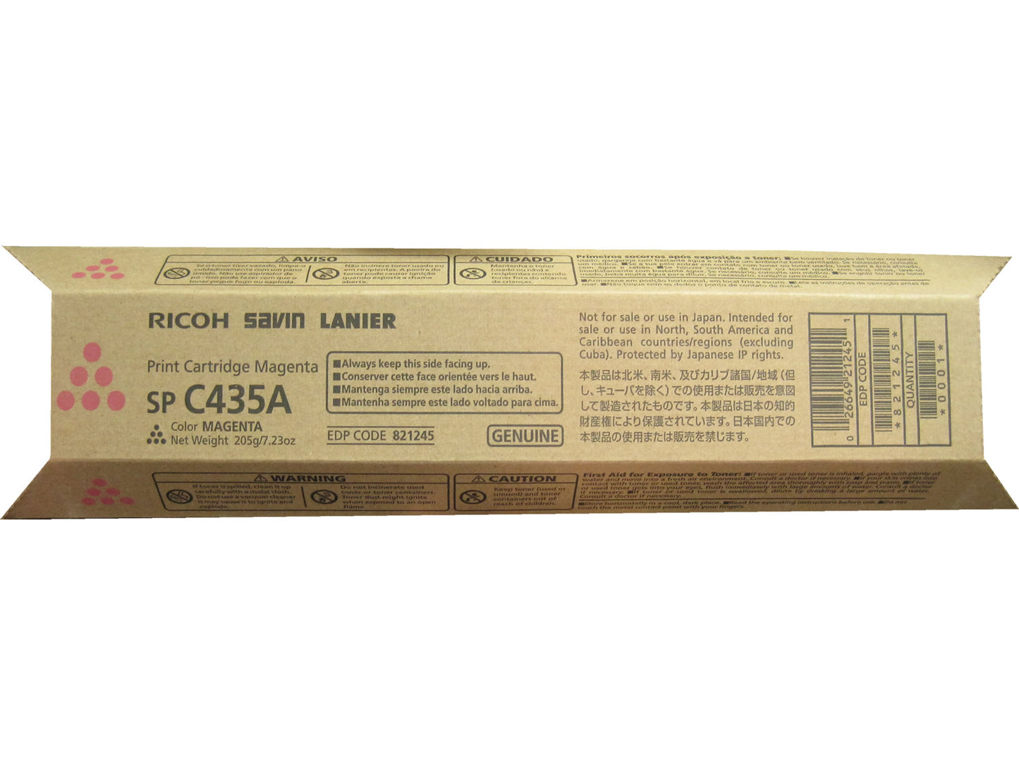 RICOH 821245 Magenta Toner Cartridge