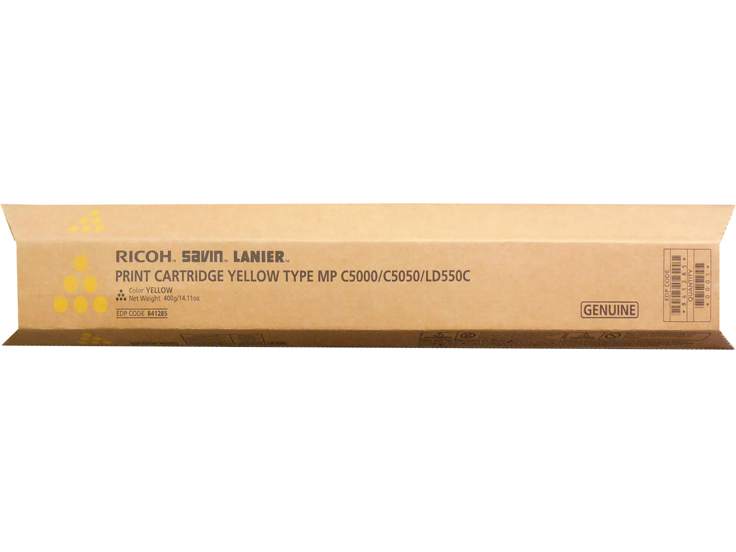 RICOH 841285 Yellow Toner Type MP 17k