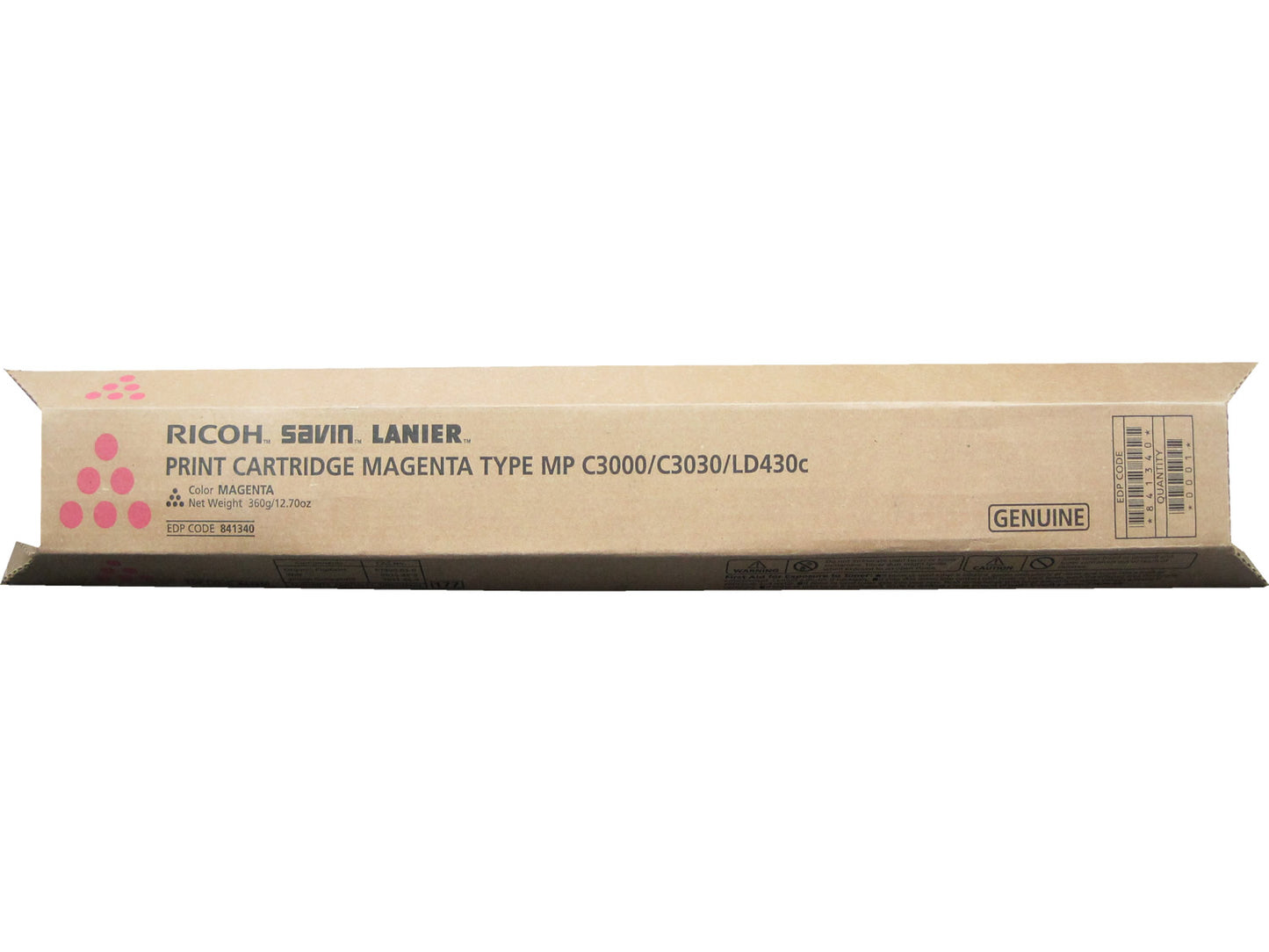 RICOH 841340 Magenta Toner Type MP