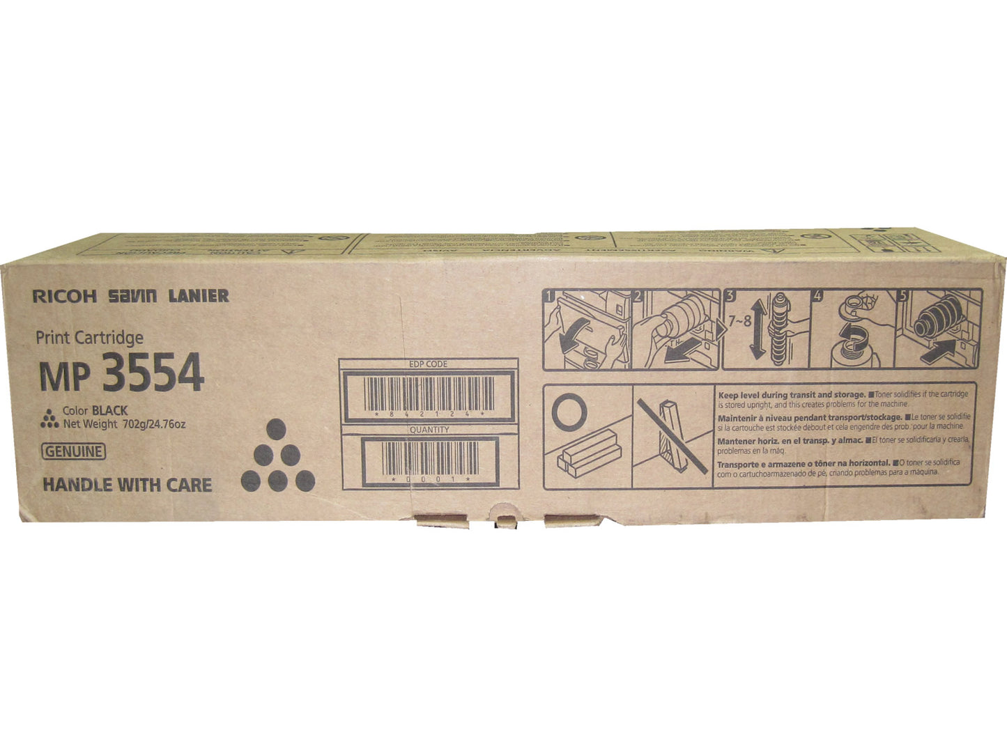 RICOH 842124 Black Toner Cartridge