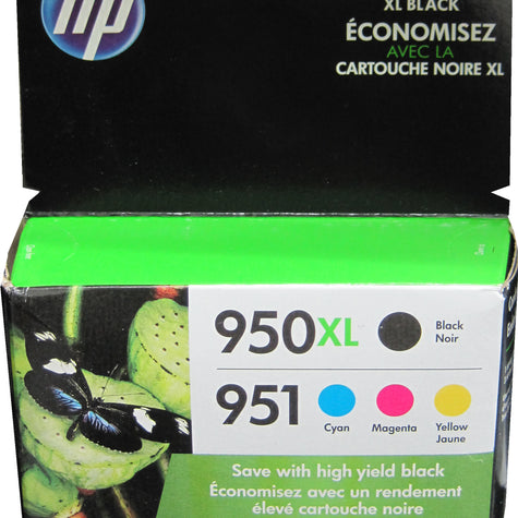 HP C2P01FN (950XL/951) Black + Tri-color CMY Combo 4pk