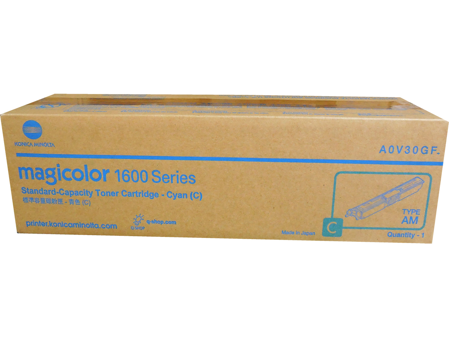 KONICA MINOLTA A0V30GF Cyan Toner 1.5k