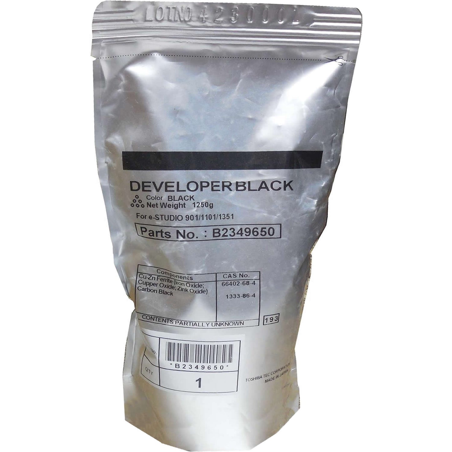 TOSHIBA B2349650 Silver Toner Bag