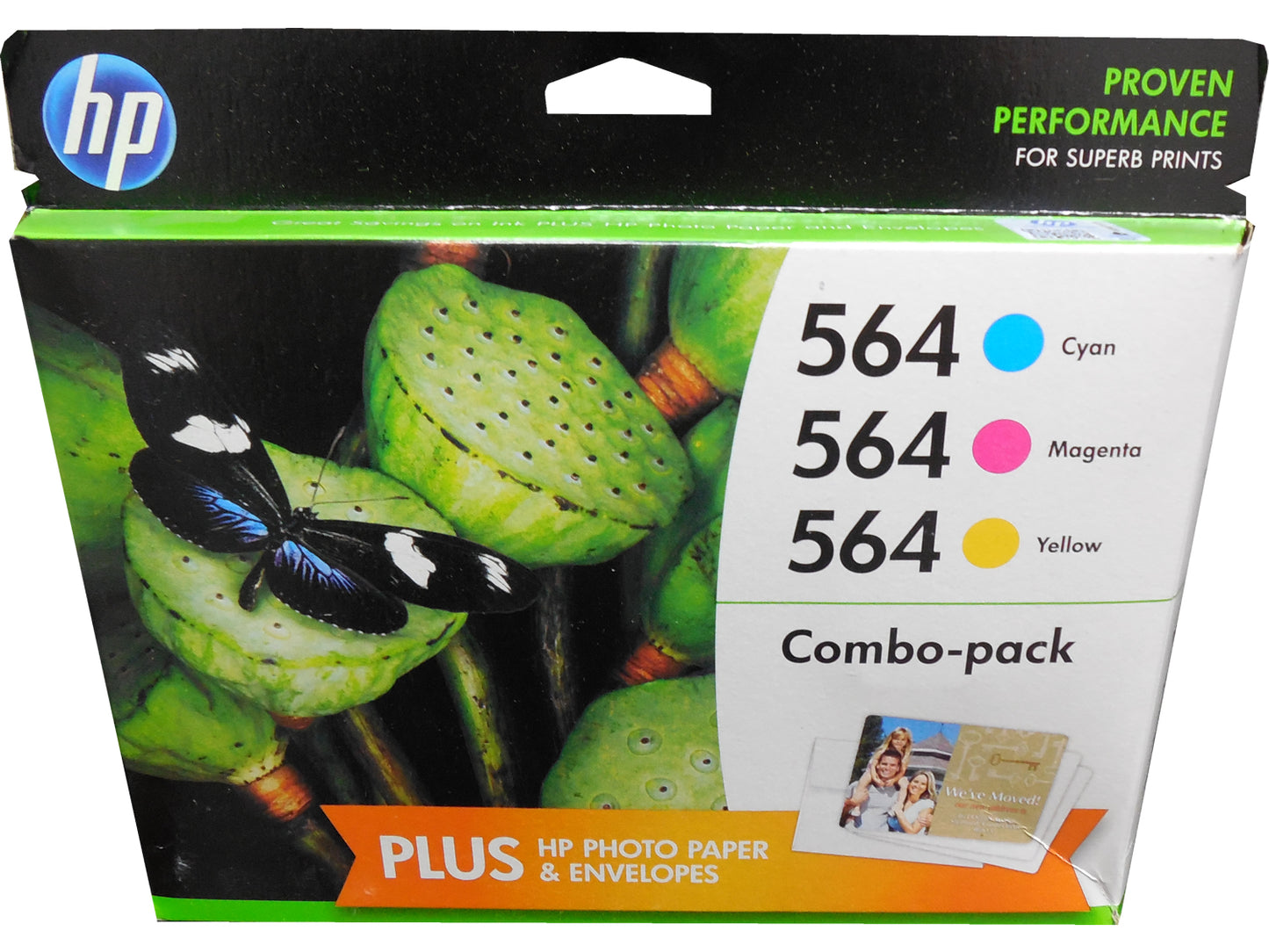 HP B3B33FN (564) Ink Combo Pack CMY + Paper + Envelopes
