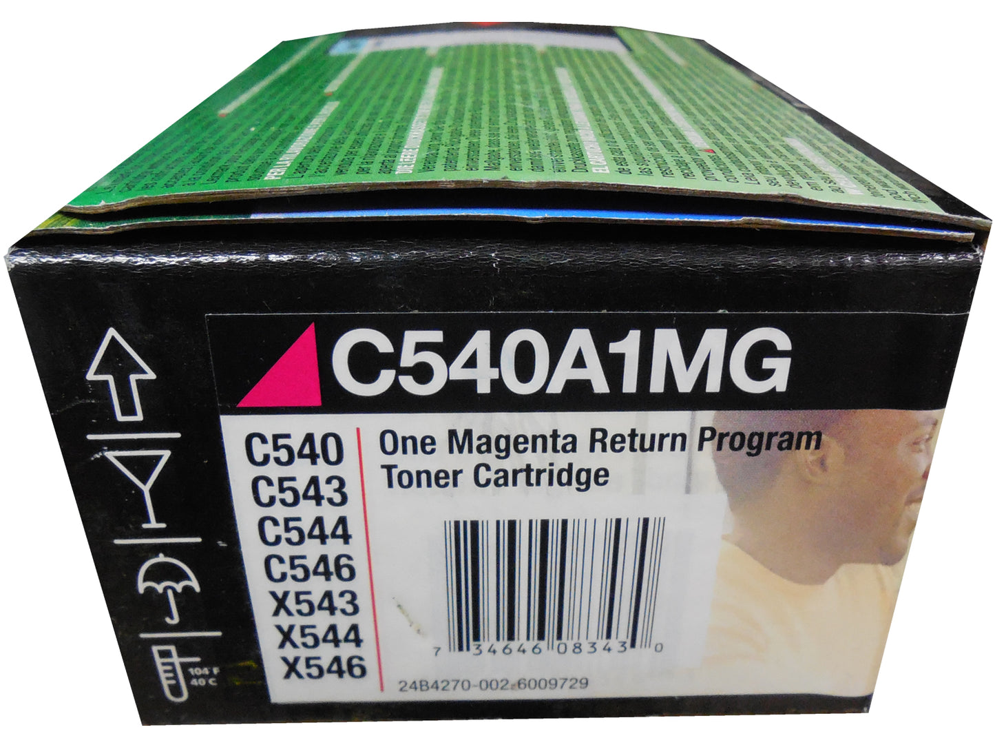 LEXMARK C540A1MG Magenta Toner 1k