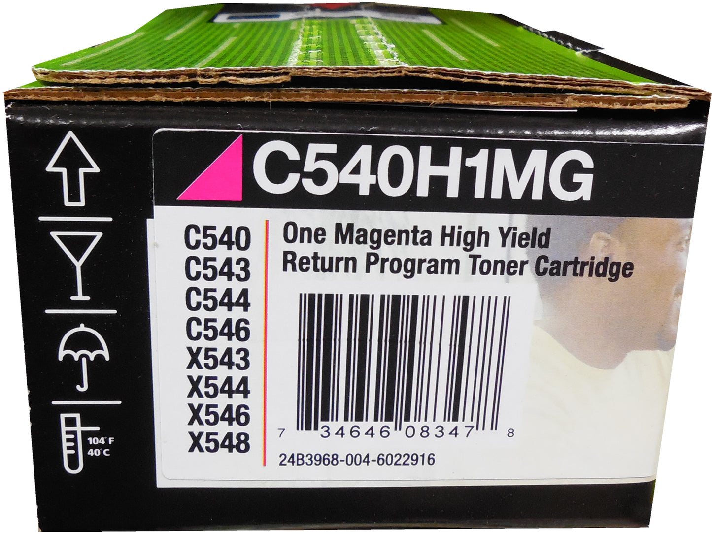 LEXMARK C540H1MG Magenta High Yield Toner 2k