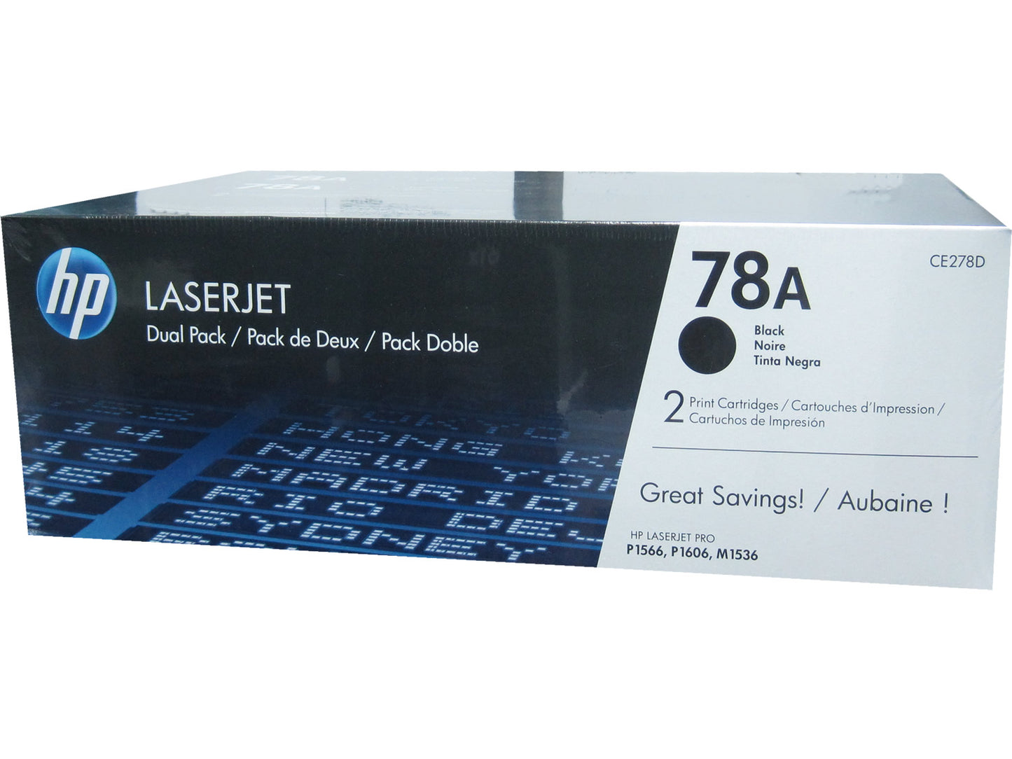 HP CE278D (78A) Black Toner Dual Pack