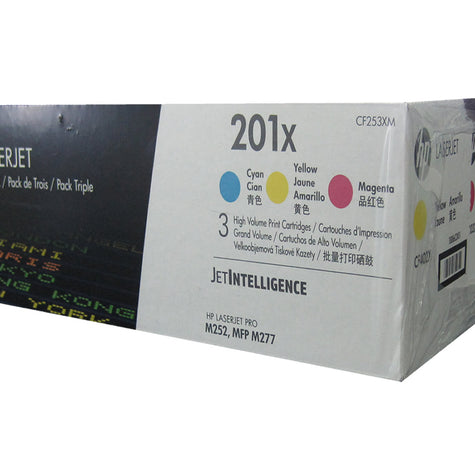HP CF253XM (201X) Tri-Pack Toner Cartridges
