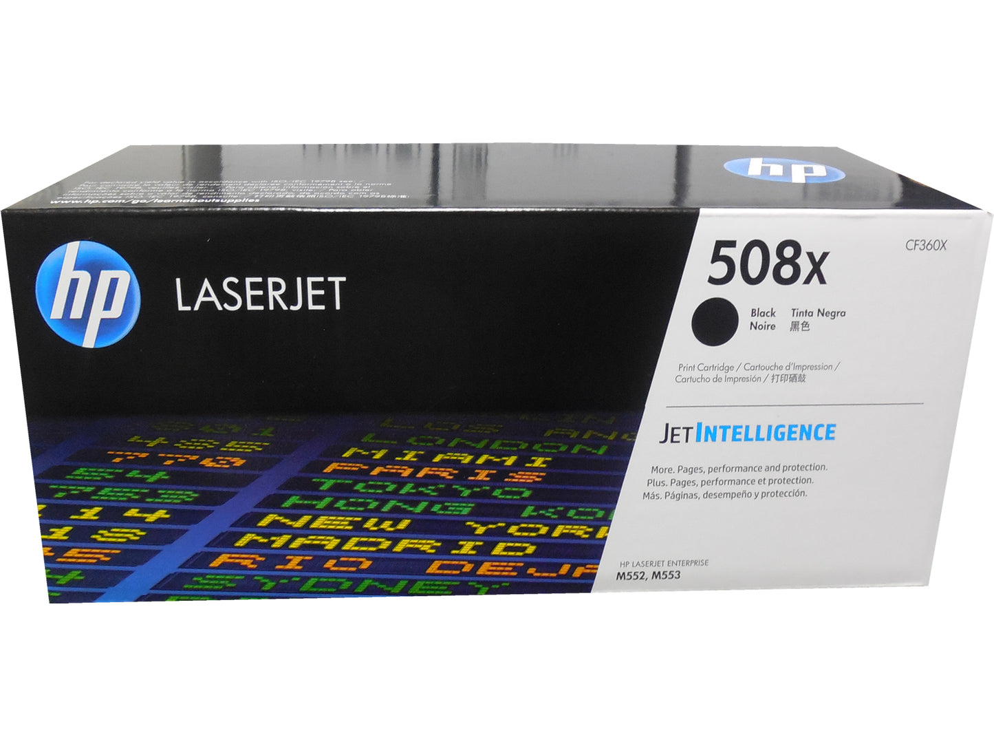 HP CF360X (508X) Black Toner Cartridge 12.5k