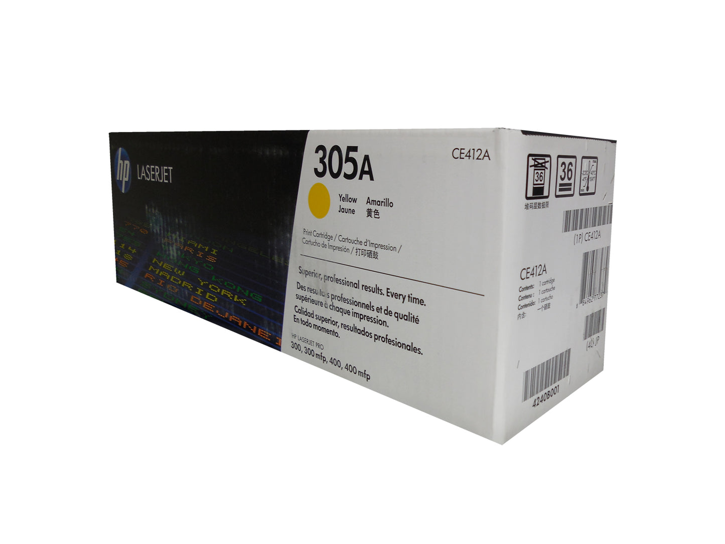 HP CF412A (410A) Yellow Toner Cartridge