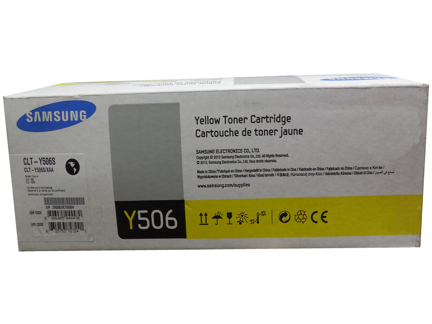 SAMSUNG CLT-Y506S Yellow Toner 1.5k