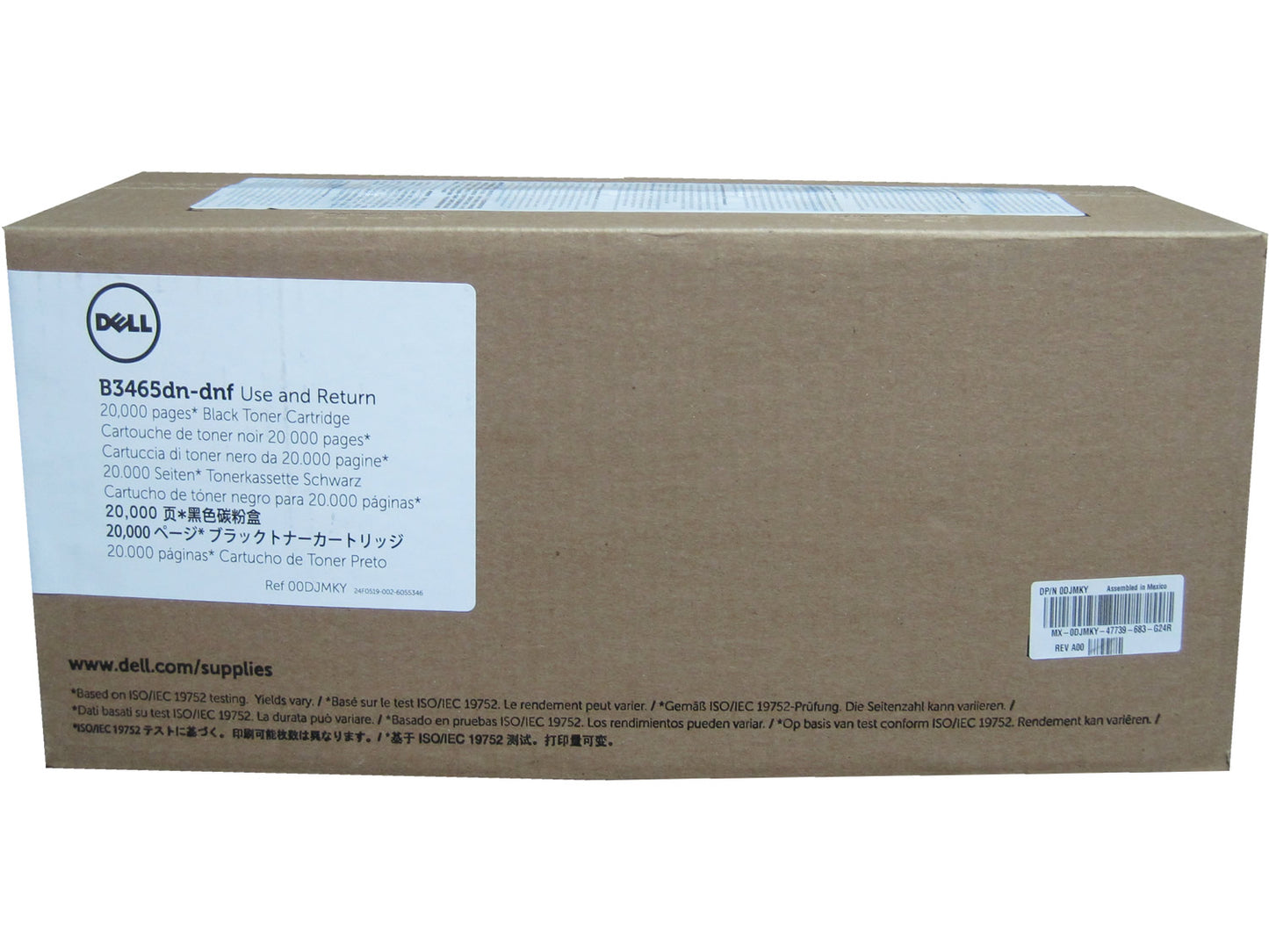 DELL DJMKY (34H27) Black Extra High Yield Toner RP 20k