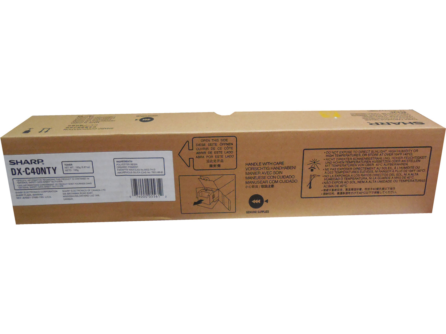 SHARP DX-C40NTY Yellow Toner 10k