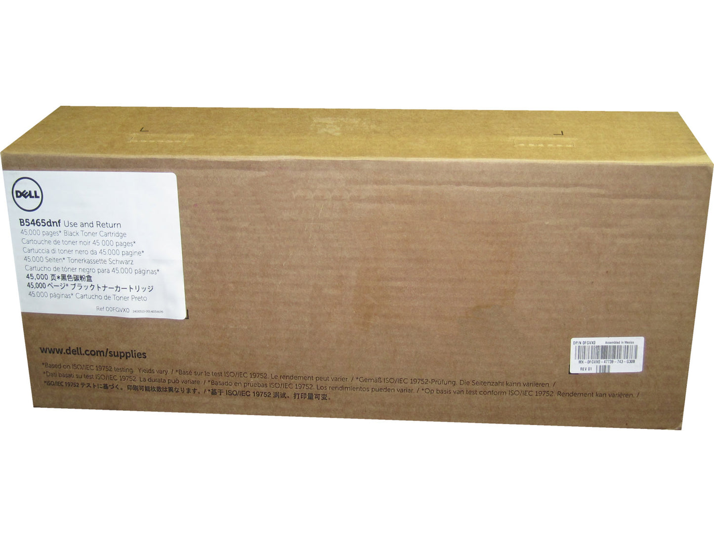 DELL FGVX0 (YT3W1) Black Extra High Yield Toner RP 45k