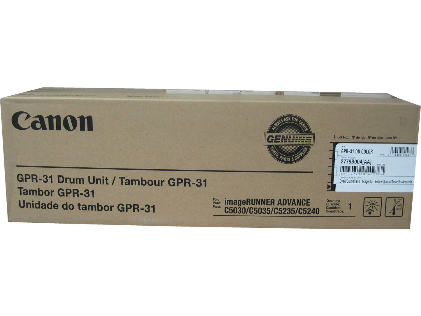 CANON GPR31DCLR GPR-31 (2779B004BA) Color Drum Unit
