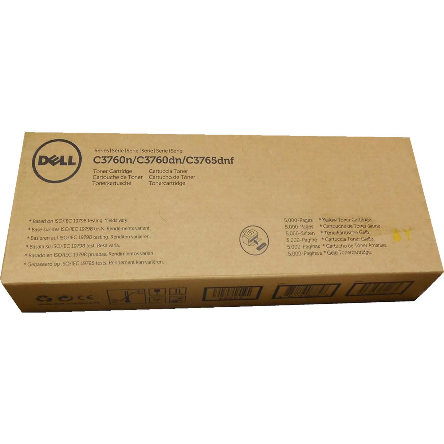 DELL KGGK4 (RGJCW) Yellow High Yield Toner 5k