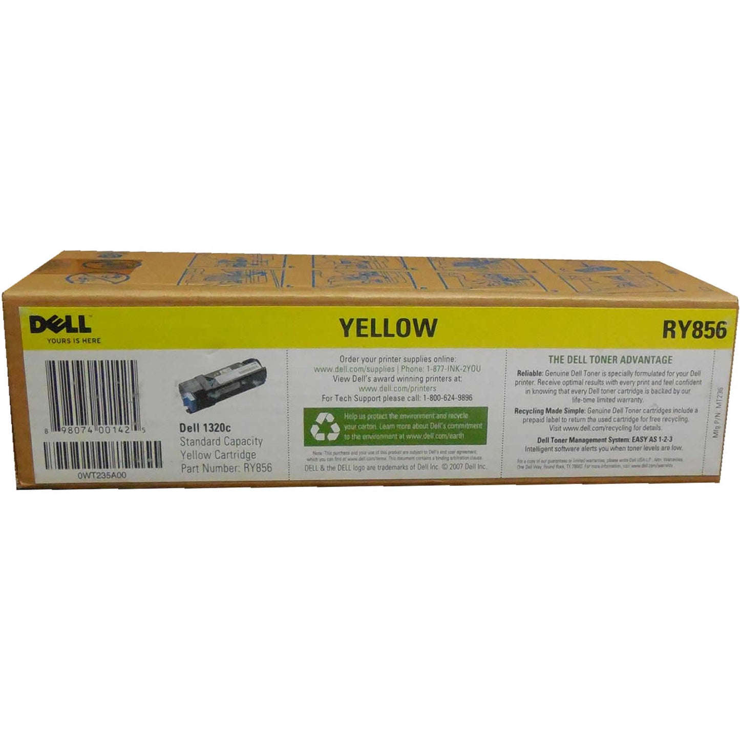 DELL RY856 (TP114) (P239C) Yellow Toner